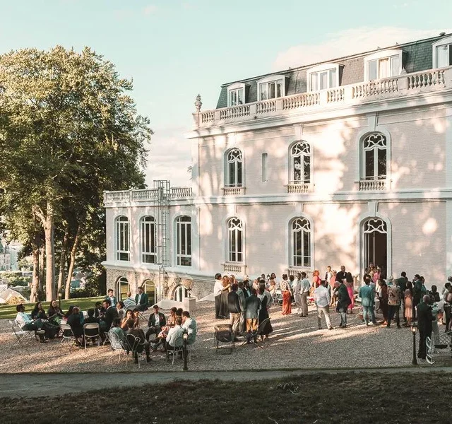 Terrasse pour les vins d'honneur et les cocktails