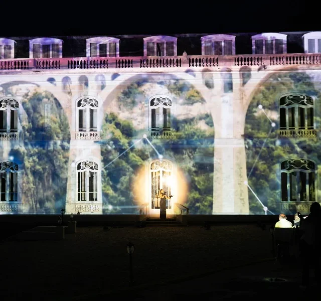 Mapping projection sur la façade