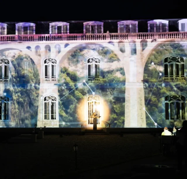 Mapping projection sur la façade